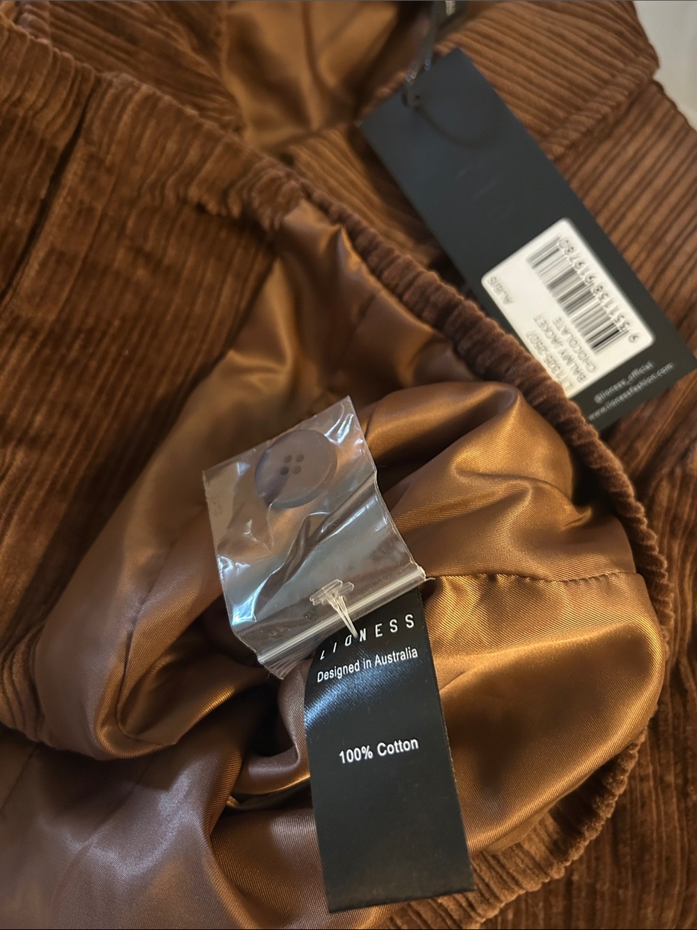 NWT • Lioness balmy jacket in chocolate - Picture 4 of 6